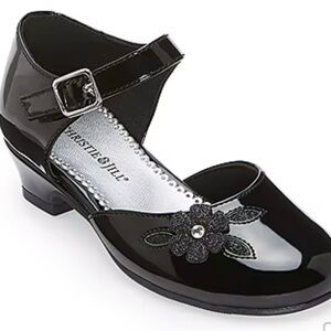 Christie & Jill Little & Big Girls Heaven
Round Toe Mary Jane Shoes Size 3 Black